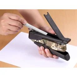 Bostitch Wounded Warrior EZ Squeeze Desktop Stapler, 28-Sheet Capacity, Staples Included, Black/Camouflage (INP28-WW)