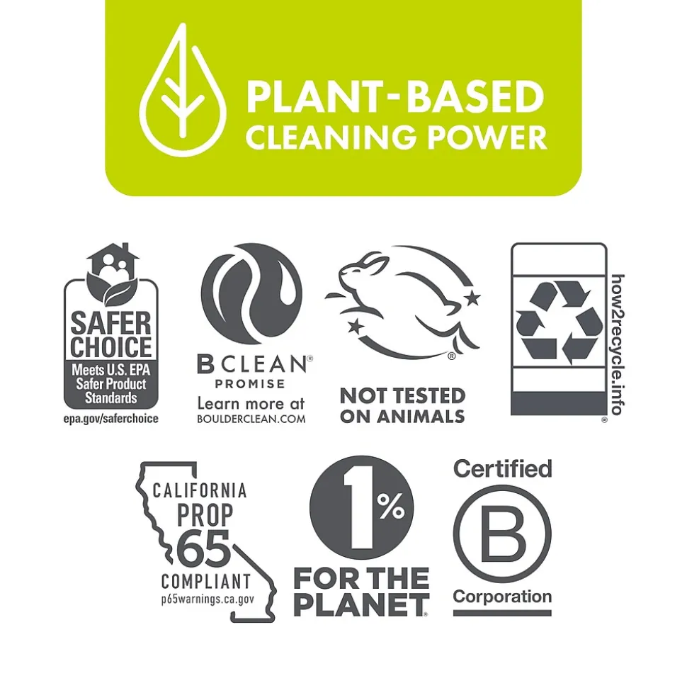 Boulder Clean Dishwasher Gel, Grapefruit Pomegranate, 100 Oz., 4/CT (003144CT)