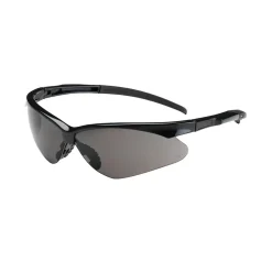 Bouton Adversary Glasses, Gray Anti-Scratch Lens, Gloss Black Frame, Rubber Temples & Bridge, Each (250-28-0001)