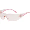 Bouton Optical Safety Glasses, Eva™, Pink/Clear Frame, Light Pink Lens, Anti-scratch Coating (250-10-0904)