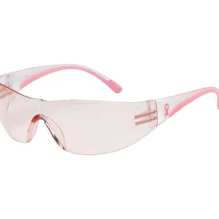 Bouton Optical Safety Glasses, Eva™, Pink/Clear Frame, Light Pink Lens, Anti-scratch Coating (250-10-0904)