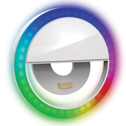 Bower RGB Clip-On Selfie LED Ring Light for Smartphones (WA-RGB250)