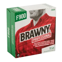 Brawny Industrial FLAX 900 Heavy Duty Assorted Materials Cleaning Wipers, 9