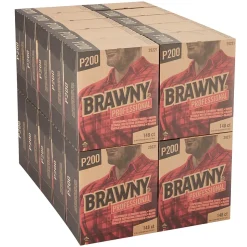 Brawny P200 Paper Cleaning Wipers, 12.5