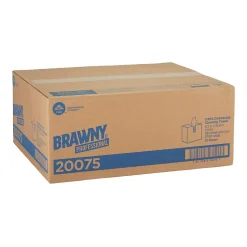 Brawny Professional D300 Cellulose Cleaning Wipers, 16" x 9.25", White, 110 Wipers/Box (20075)