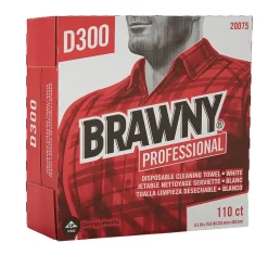 Brawny Professional D300 Cellulose Cleaning Wipers, 16