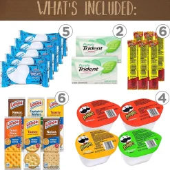 Break Box Dorm Room Survival Snack Box, 55 Items/Box (700-00014)