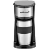 Brentwood Portable Single-Serve Coffee Maker with 14-Oz. Travel Mug, Black (TS-113BK)