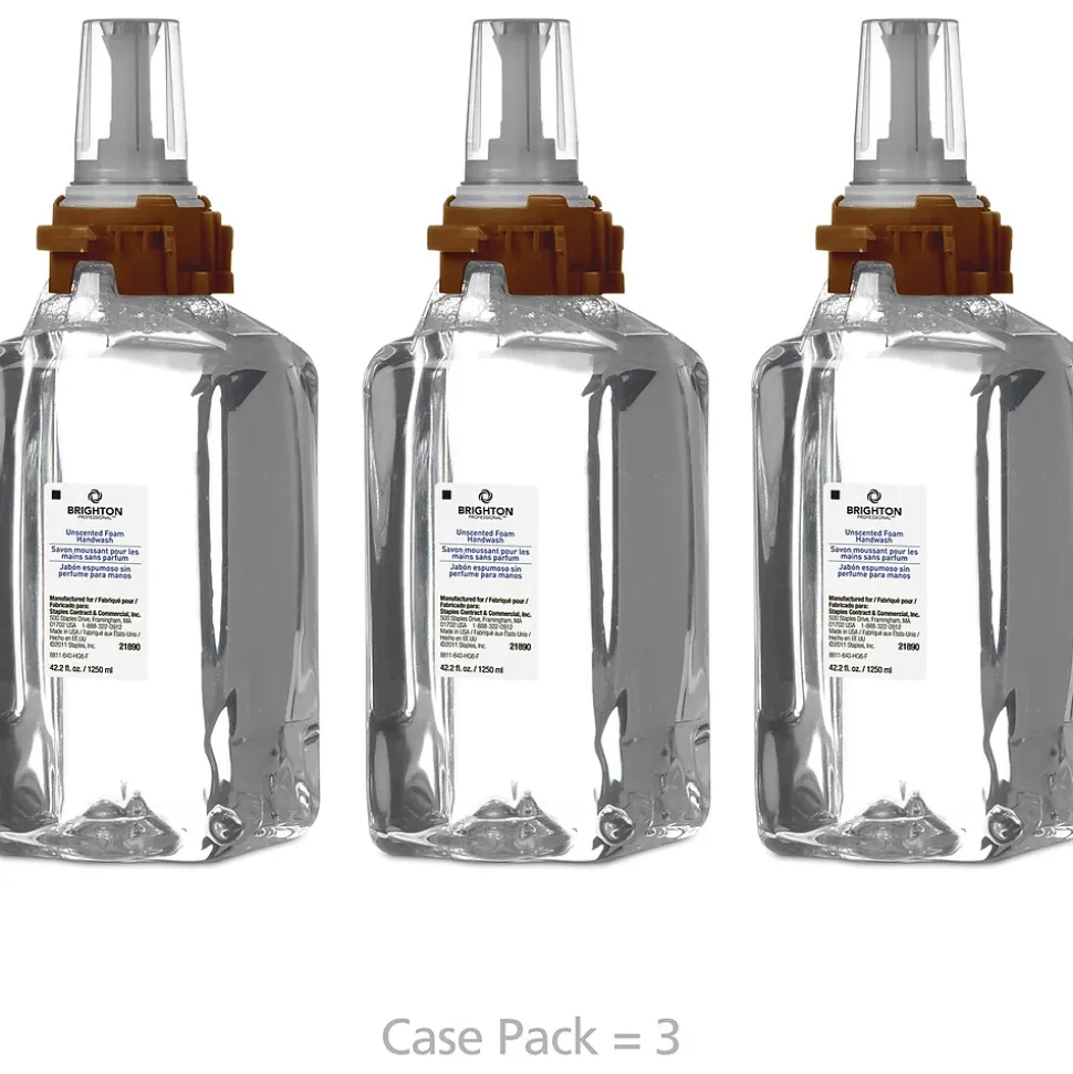 Brighton Professional™Foam Soap, Unscented, Refill, 1,250 ml.