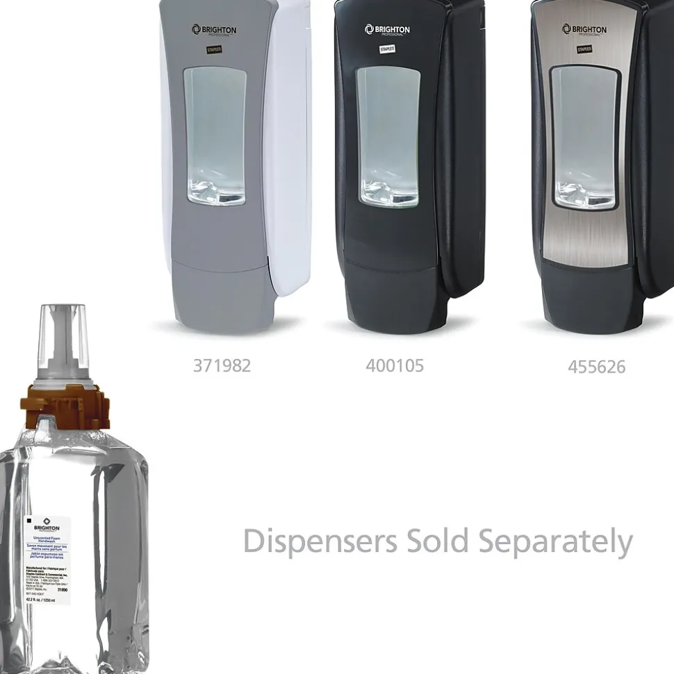 Brighton Professional™Foam Soap, Unscented, Refill, 1,250 ml.