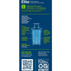 Brita Elite Water Filter, 1 Count (36243)