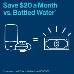 Brita On Tap Water Filtration System Faucets Replacement Filters, White (36309)