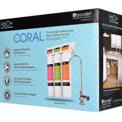 Brondell H2O+ Coral Three-Stage Undercounter Water Filtration System (UC300)
