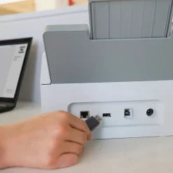 Brother ADS-4700W Duplex Document Scanner, White/Black