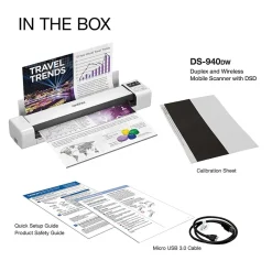 Brother DSmobile DS-940DW USB/Wireless Duplex Portable Scanner White