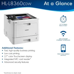 Brother HL-L8360CDW Wireless Color Laser Printer