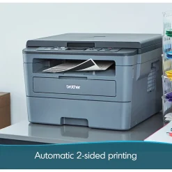 Brother HL-L2390DW Wireless Black & White Laser Printer, All-In-One, Print, Scan, Copy, Refresh Subscription Eligible