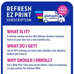 Brother HL-L2390DW Wireless Black & White Laser Printer, All-In-One, Print, Scan, Copy, Refresh Subscription Eligible