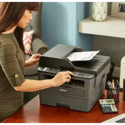 Brother Refurbished MFC-L2710DW Wireless Monochrome Laser All-In-One Printer