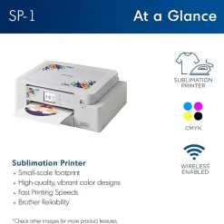 Brother Sublimation Printer and Craft Express Elite Auto Heat Press Bundle, Pet Scarves