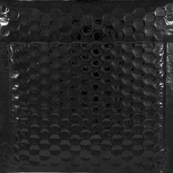Bubble Padded Mailers with Peel and Seal Closure, CD Size, 6 x 6.5, Black Metallic, 12/Pack (2744430)