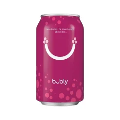 Bubly Raspberry Flavored Sparkling Seltzer Water, 12 Fl. Oz., 8 Cans/Pack, 3 Packs/Carton (18117)