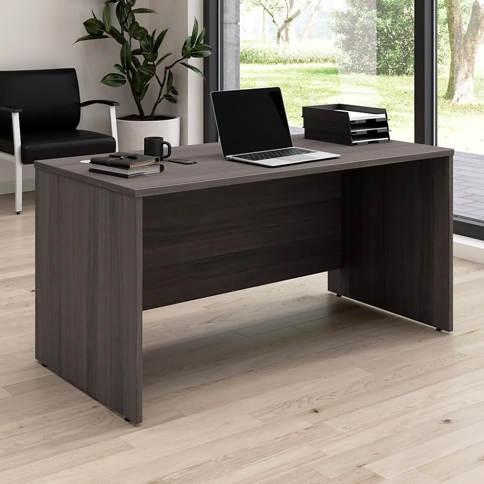 Bush Business Furniture Arrive 60"W Office Desk, Storm Gray (ARD260SG-Z)