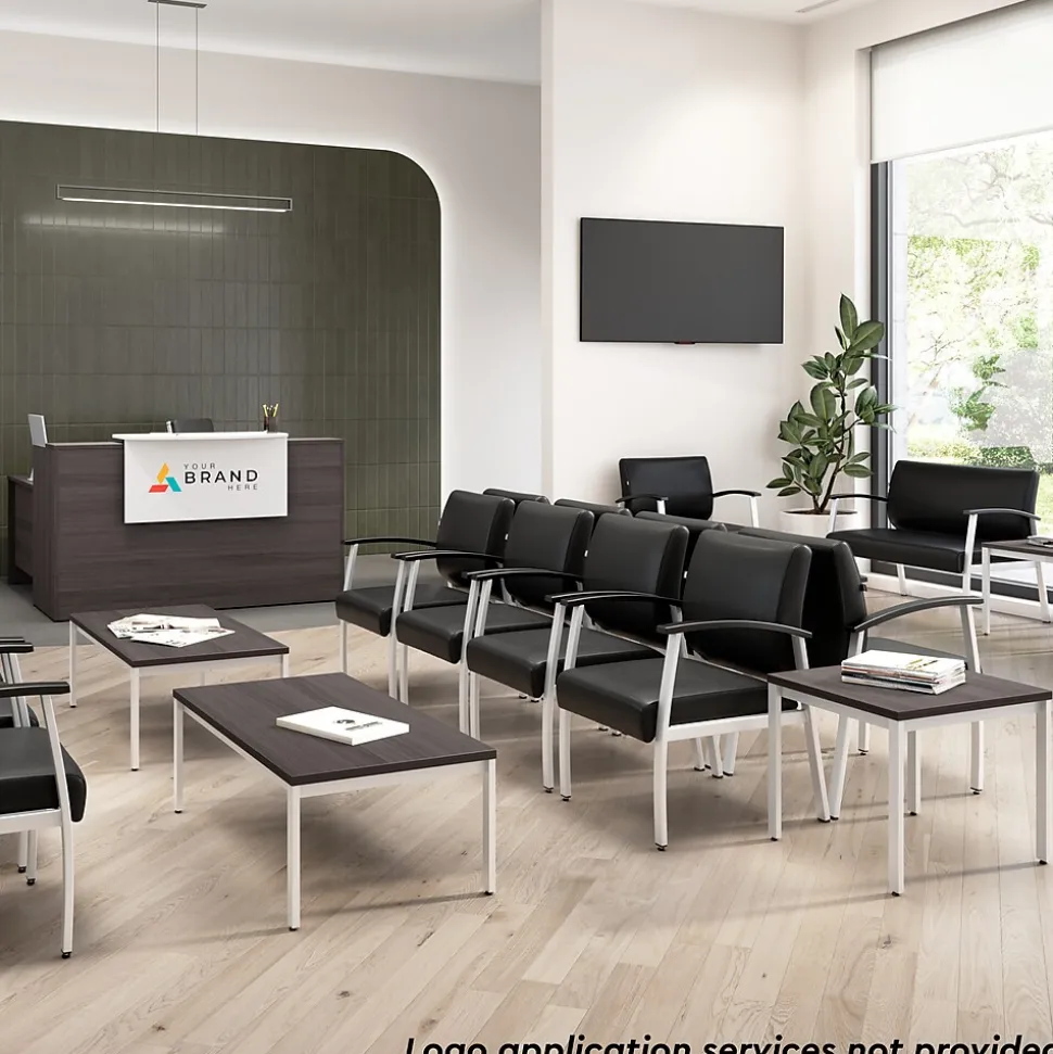 Bush Business Furniture Arrive 60"W Office Desk, Storm Gray (ARD260SG-Z)