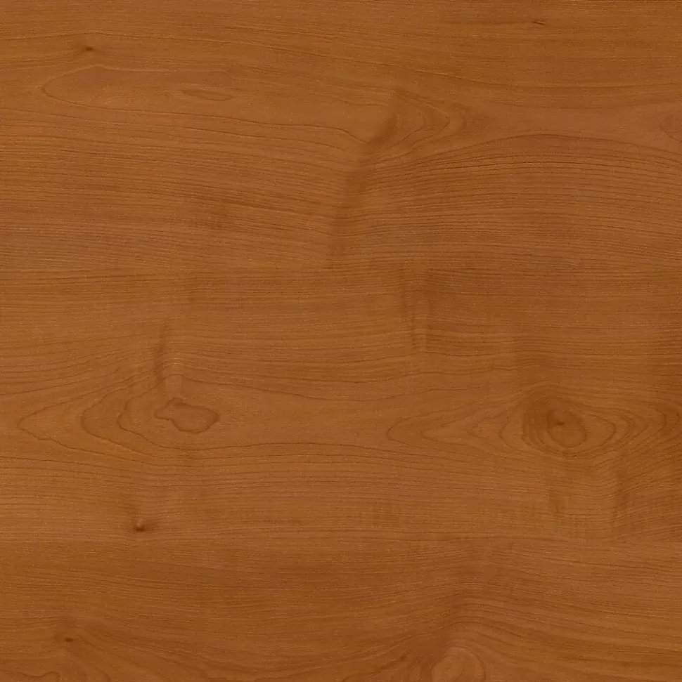 Bush Business Furniture Cubix 84"W Corner Desk with Mobile File Cabinet, Natural Cherry/Slate (SRA041NCSU)