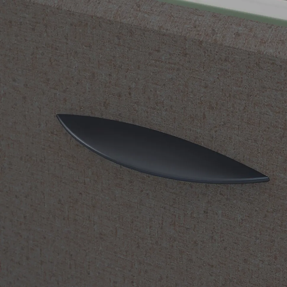 Bush Business Furniture Cubix 48W Desk with Mobile File Cabinet, Slate/White Spectrum (SRA025SLSU)