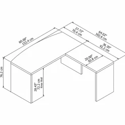 Bush Business Furniture Echo 60