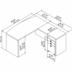 Bush Business Furniture Echo 60