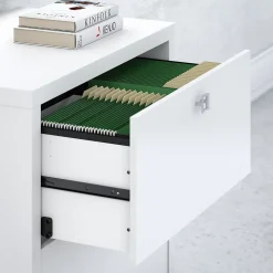 Bush Business Furniture Echo Lateral File Cabinet, Pure White (KI60102-03)