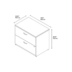 Bush Business Furniture Easy Office Lateral File Cabinet, Mocha Cherry (EO101MRSU)