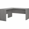 Bush Business Furniture Echo 60"W L Shaped Desk, Modern Gray (ECH026MG)