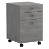 Bush Business Furniture Echo 3 Drawer Mobile File Cabinet, Modern Gray (KI60401-03)