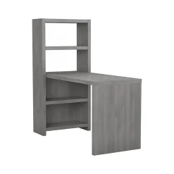 Bush Business Furniture Echo 56W Bookcase Desk, Modern Gray (KI60407-03)