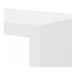 Bush Business Furniture Echo 56W Bookcase Desk, Pure White/Modern Gray (KI60507-03)