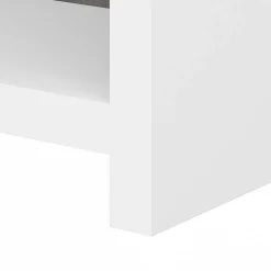Bush Business Furniture Echo 5 Shelf Bookcase, Pure White/Modern Gray (KI60504-03)