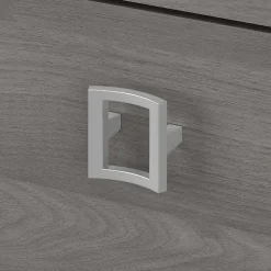 Bush Business Furniture Echo 2 Drawer Lateral File Cabinet, Pure White/Modern Gray (KI60502-03)