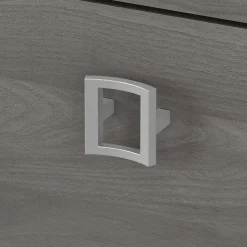 Bush Business Furniture Echo 3 Drawer Mobile File Cabinet, Pure White/Modern Gray (KI60501-03)