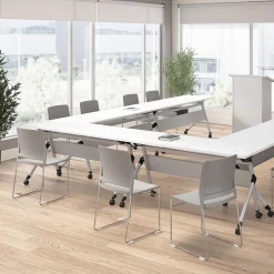 Bush Business Furniture Envision Stackable Chairs, Gray, 2/Set (CH4003LGP-03)