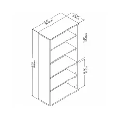 Bush Business Furniture Easy Office 72.79