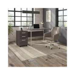 Bush Business Furniture Hybrid 3-Drawer Mobile Vertical File Cabinet, Letter/Legal Size, Lockable, Storm Gray (HYF216SGSU-Z)