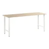 Bush Business Furniture Hustle 72"W Computer Desk with Metal Legs, Natural Elm (HUD172NE)