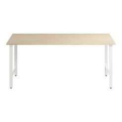 Bush Business Furniture Hustle 72"W Computer Desk with Metal Legs, Natural Elm (HUD272NE)
