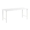 Bush Business Furniture Hustle 72"W Computer Desk with Metal Legs, White (HUD272WH)