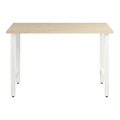 Bush Business Furniture Hustle 48"W Computer Desk with Metal Legs, Natural Elm (HUD148NE)