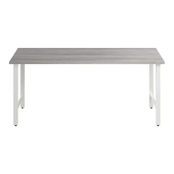Bush Business Furniture Hustle 72"W Computer Desk with Metal Legs, Platinum Gray (HUD272PG)
