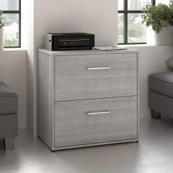 Bush Business Furniture Hustle 2 Drawer Lateral File Cabinet, Platinum Gray (HUF130PG)